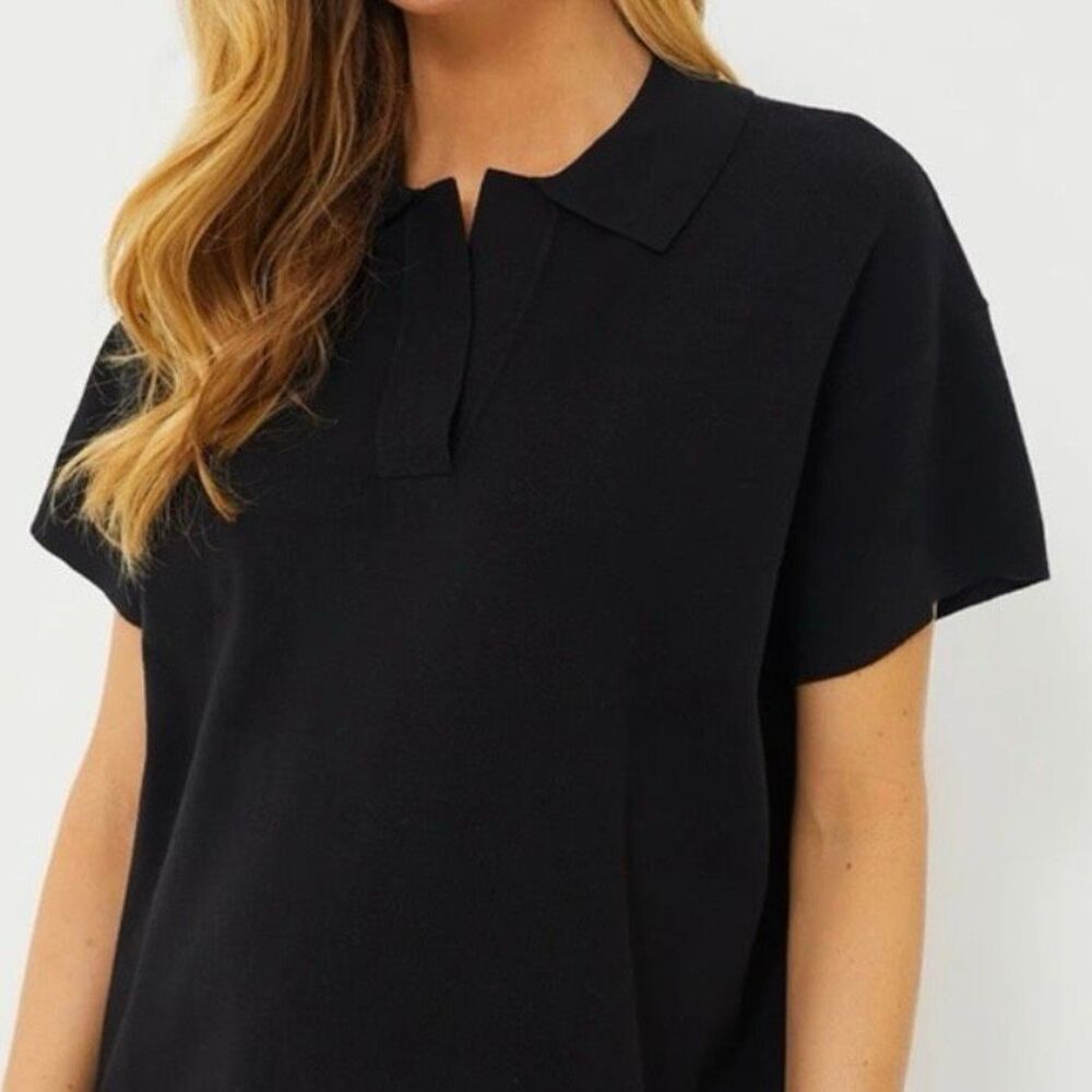 Tuckernuck Black Polo Mini Dress - Picture 2 of 7